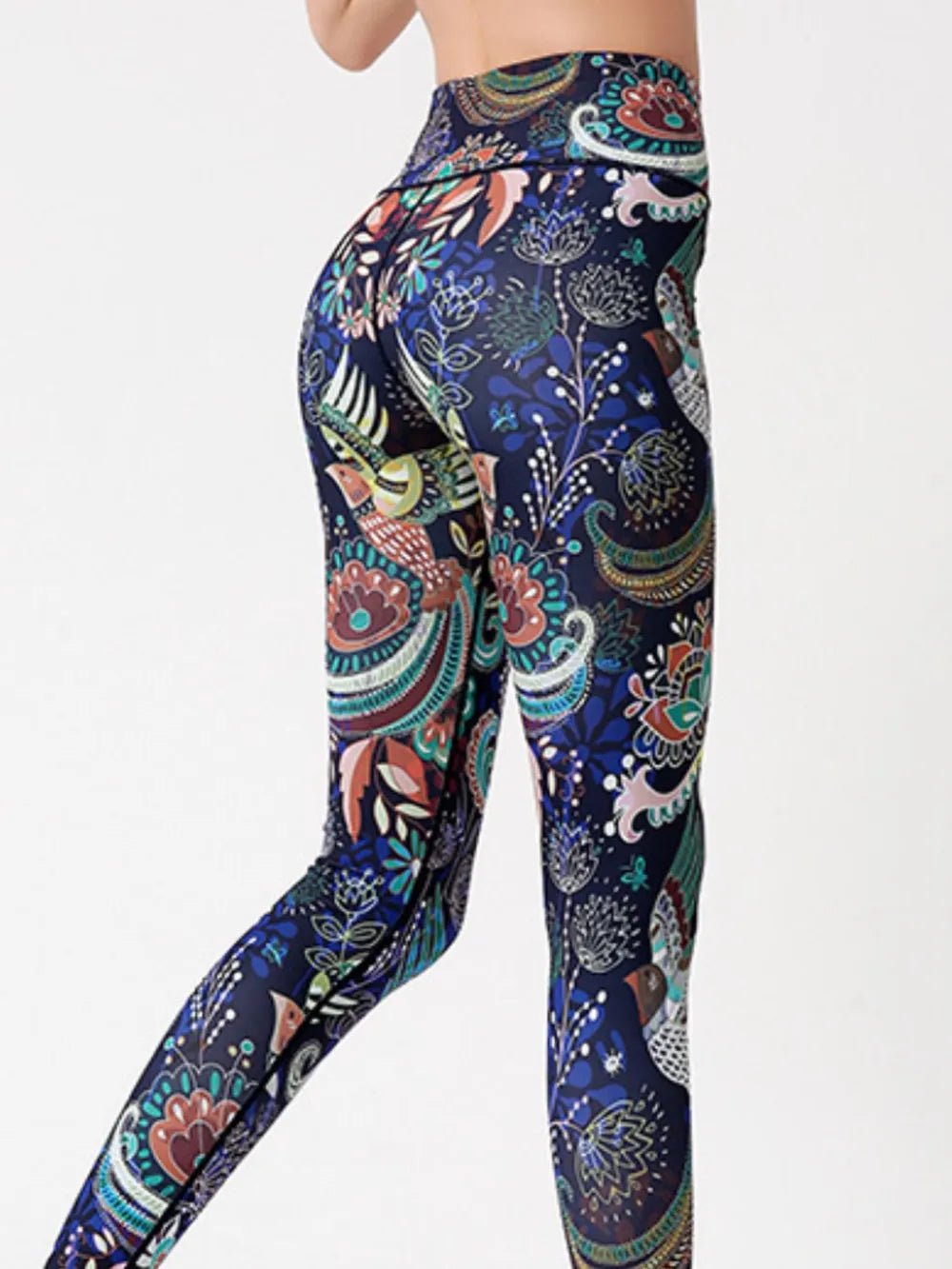 Printed High Waist Active Leggings - L’atelier Sublime