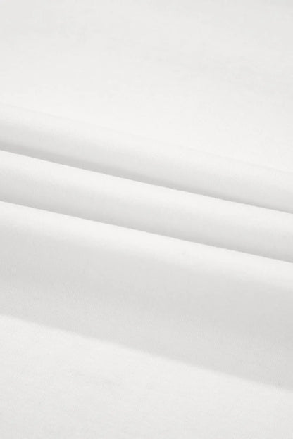 Lace Crochet Crew Neck Casual T Shirt - L’atelier Sublime