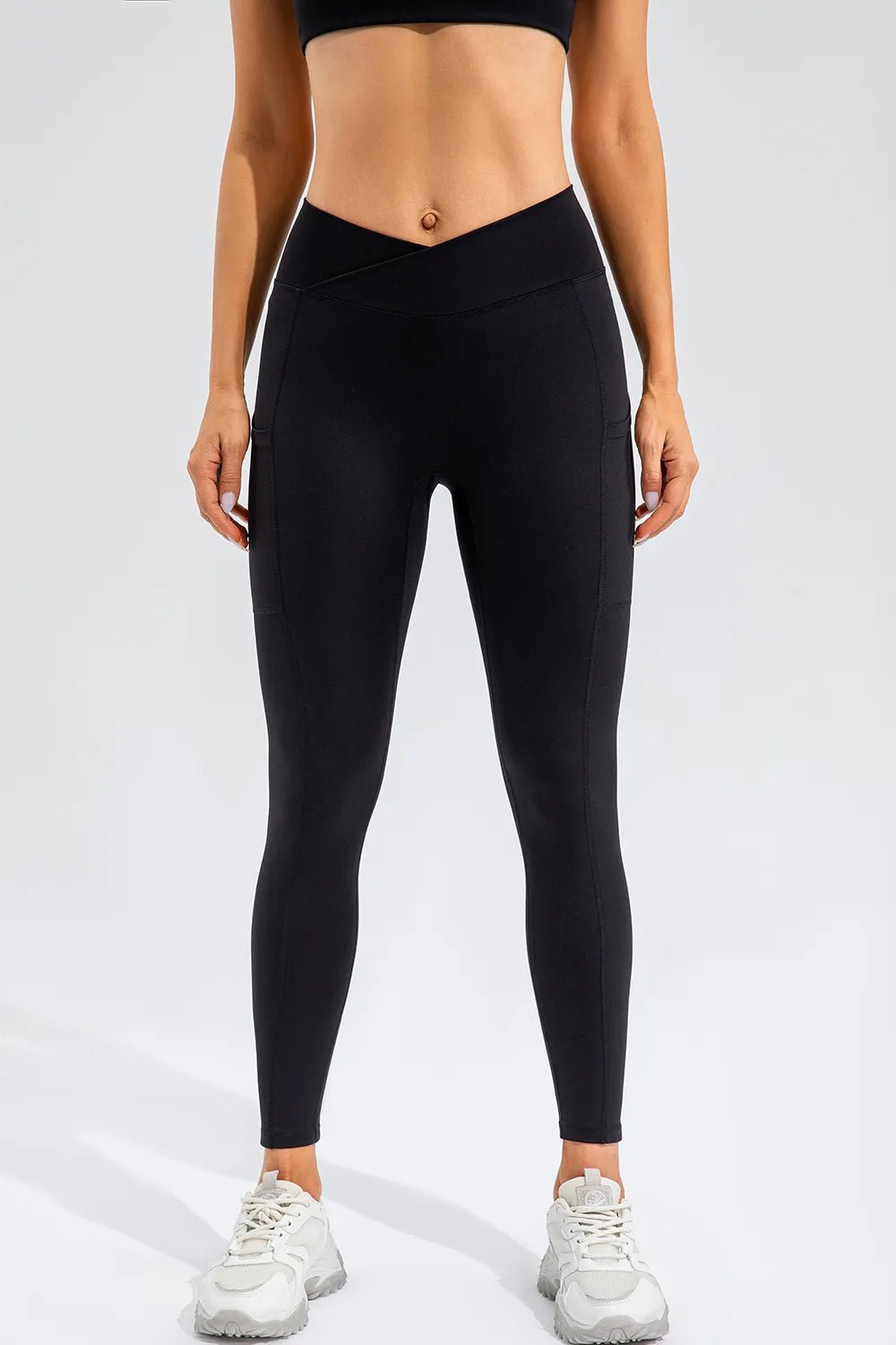 High Waist Active Leggings with Pockets - L’atelier Sublime