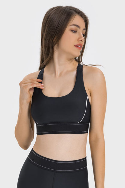 Millennia Contrast Sports Bra - L’atelier Sublime