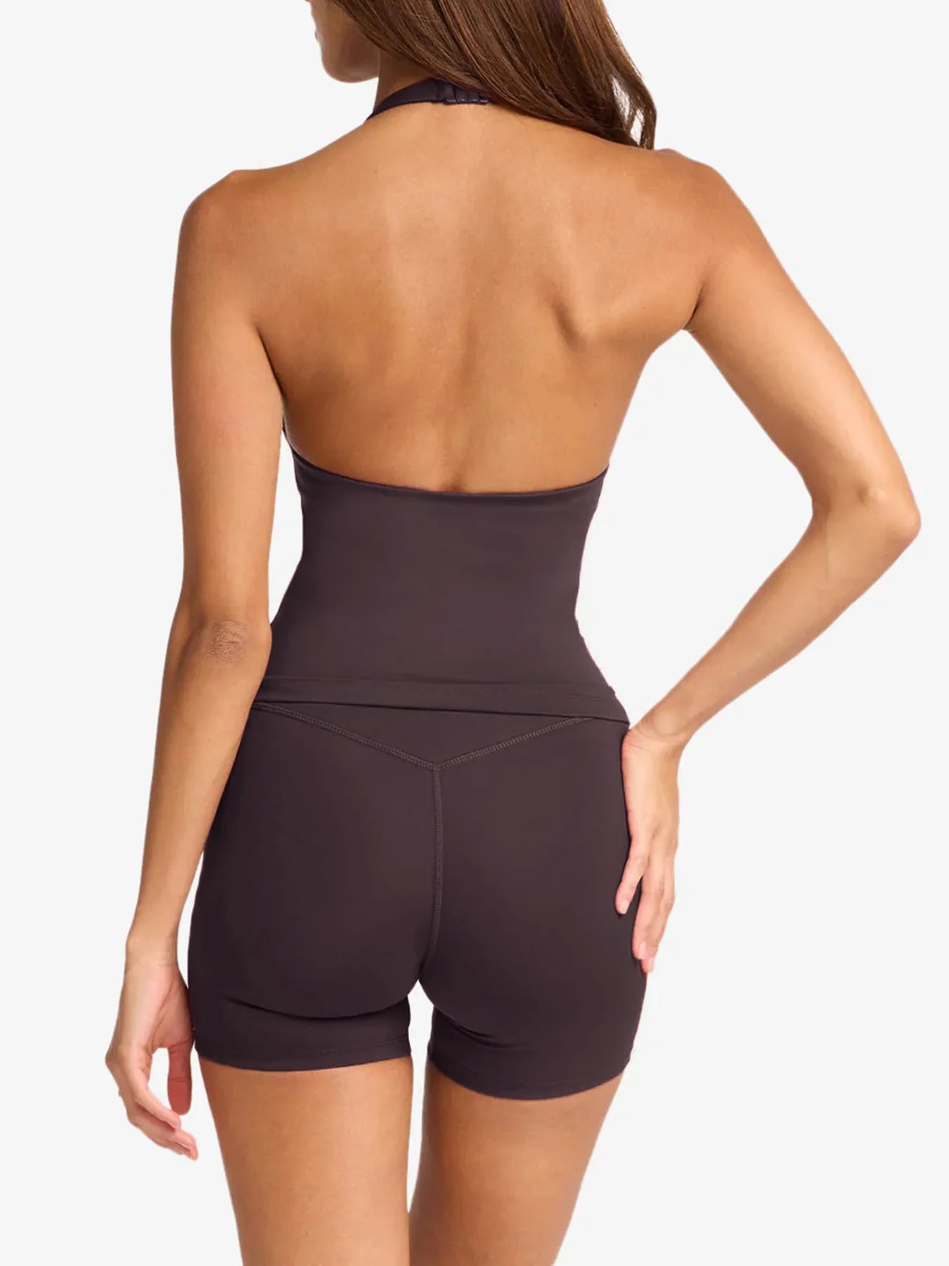 Halter Neck Cami and Shorts Active Set - L’atelier Sublime