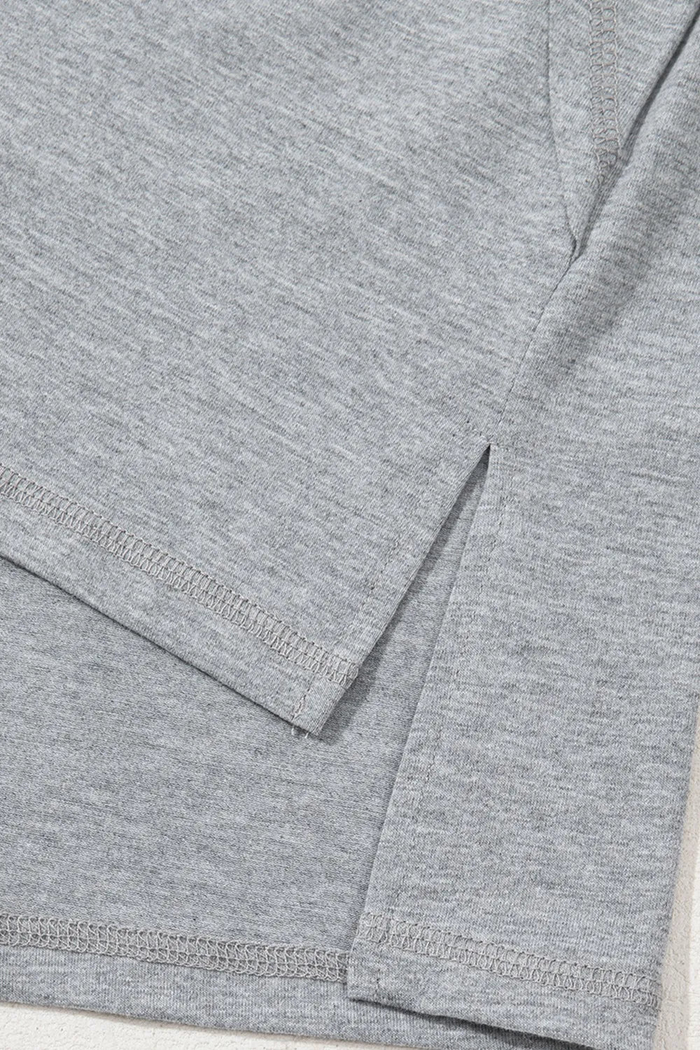 High Raglan Half Sleeve V Neck Oversized T Shirt - L’atelier Sublime