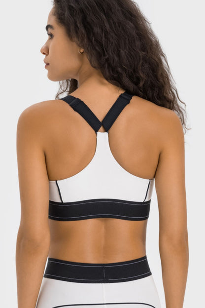 Millennia Contrast Sports Bra - L’atelier Sublime