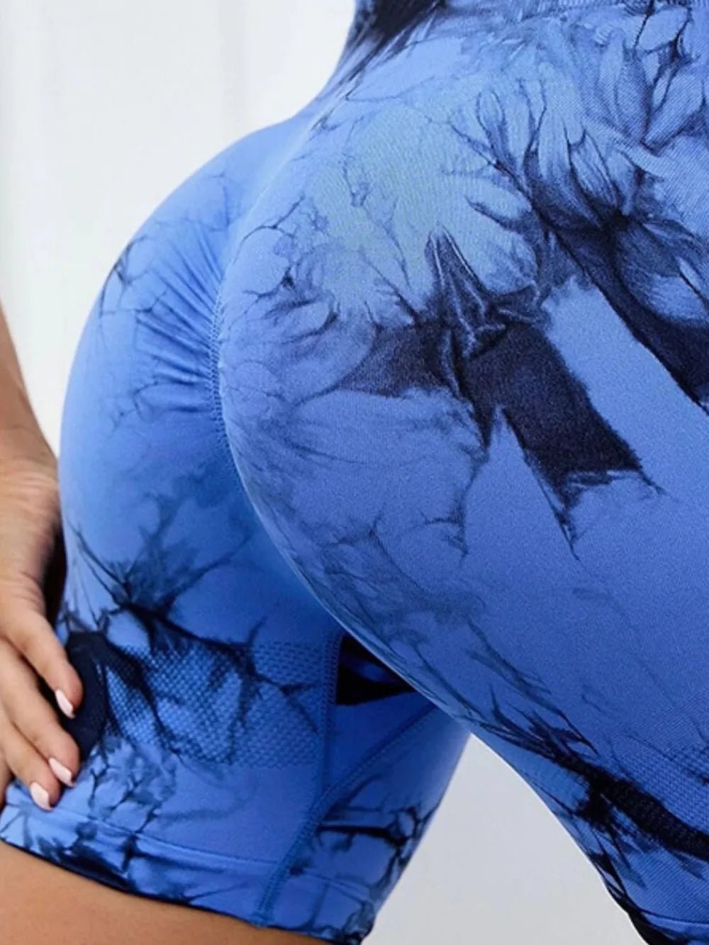 Tie - Dye High Waist Active Shorts - L’atelier Sublime