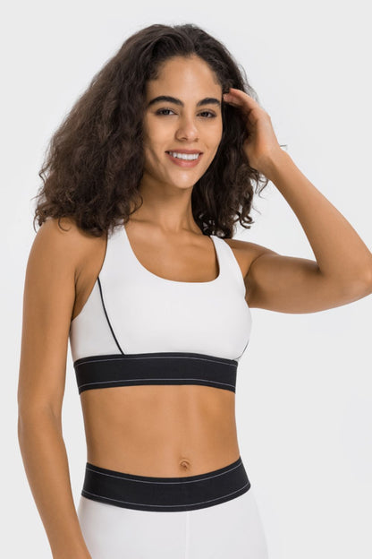 Millennia Contrast Sports Bra - L’atelier Sublime