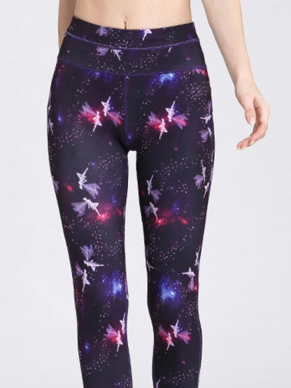 Printed Active High Waist Leggings - L’atelier Sublime