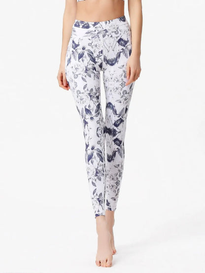 Printed Active High Waist Leggings - L’atelier Sublime