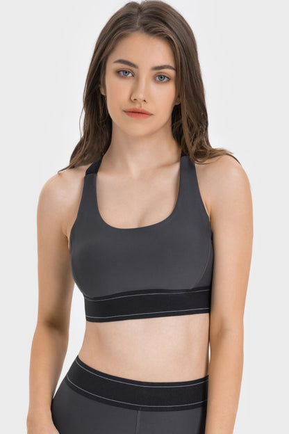 Millennia Contrast Sports Bra - L’atelier Sublime
