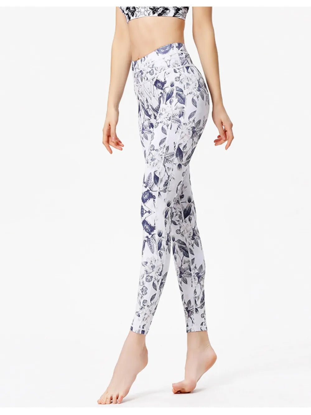 Printed Active High Waist Leggings - L’atelier Sublime
