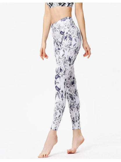 Printed Active High Waist Leggings - L’atelier Sublime