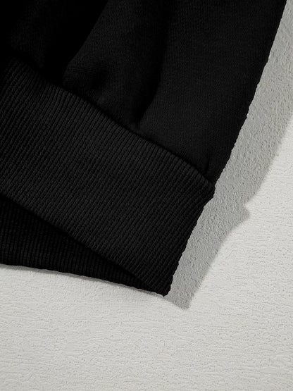 Drop Shoulder Zip Up Jacket and Drawstring Pants Active 2pcs Set - L’atelier Sublime